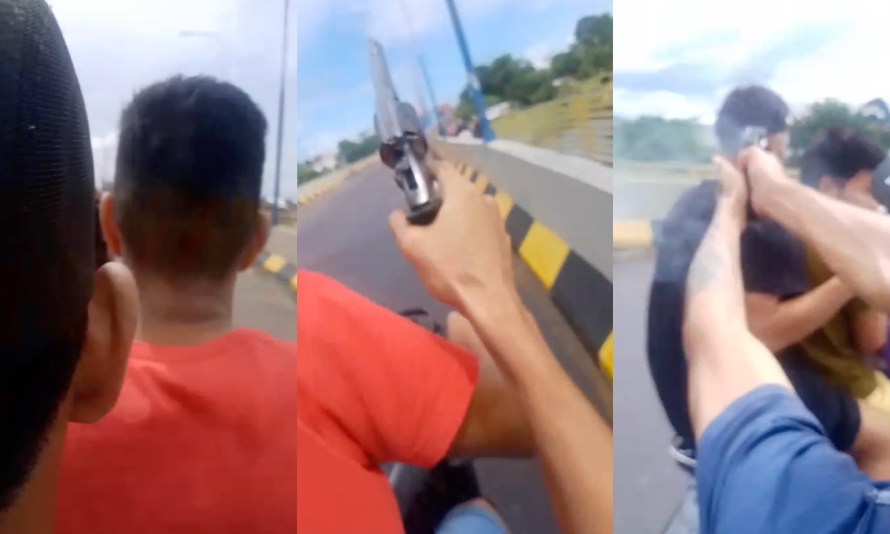 Tudo filmado: vulgo “Zarolho” erra tiro a queima roupa na ponte do Pêra, em Coari; veja