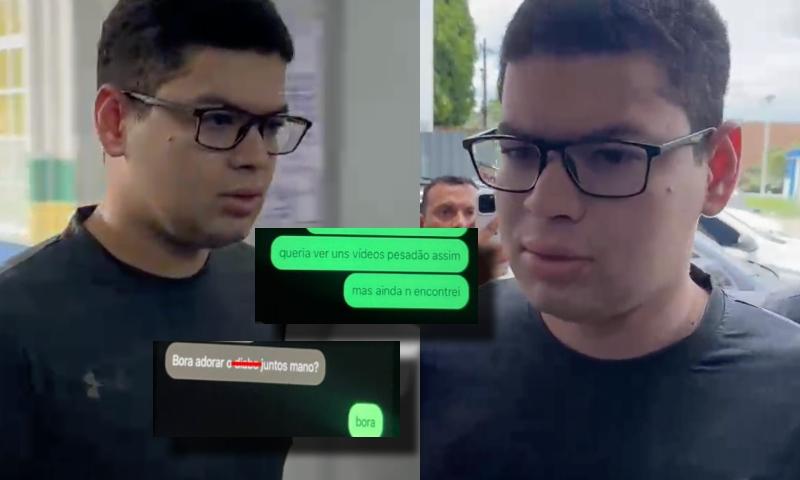 Veja prints de estudante de odonto revelando plano macabro com outro pedófilo em Manaus: “Vamos adorar ao diabo”
