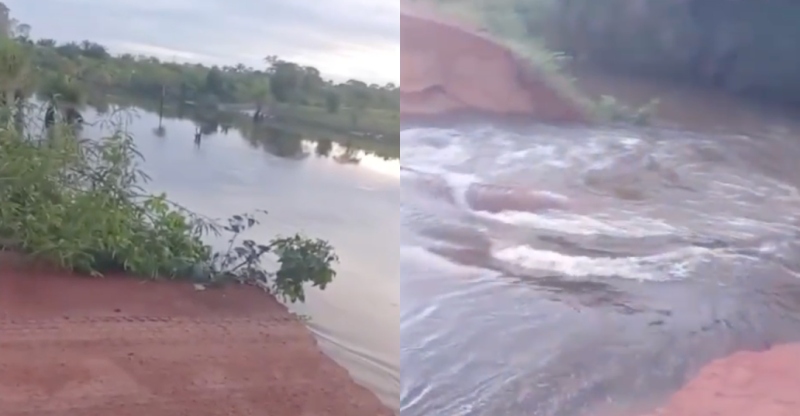Parte da BR-230 Transamazônica rompe e afeta fluxo entre municípios do Sul do AM; veja vídeo