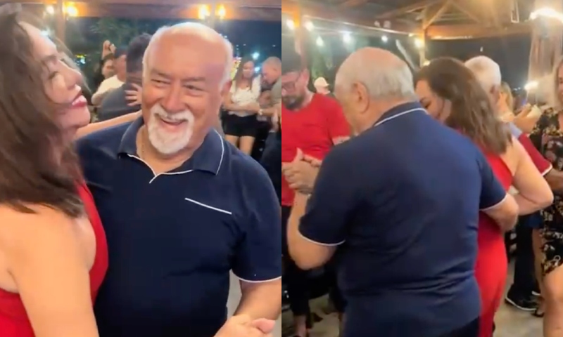 “A Dança do Belão”: ex-deputado Belarmino Lins mostra boa forma e encanta Manaus ao som da seresta; veja vídeo
