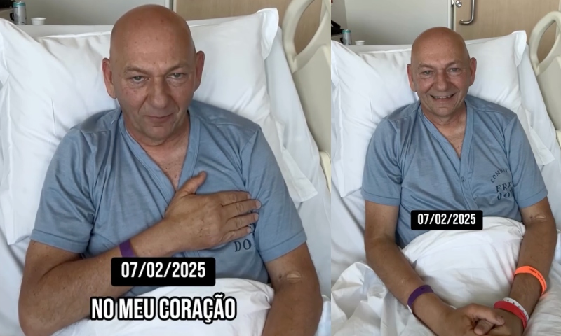 Luciano Hang passa por procedimento delicado no coração e alerta: “exames salvam vidas”; veja vídeo