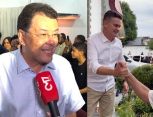 Eduardo Braga parabeniza David Almeida pelo aniversário e diz: "tenho ajudado e quero ajudar a fazer mais por Manaus"; veja vídeo