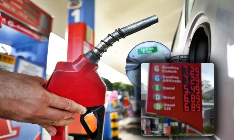 Preço da gasolina em Manaus chega a R$ 7,29 após aumento do ICMS