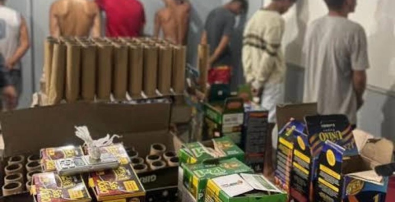 Acabou o show: criminosos são presos após soltarem fogos em homenagem ao CV em Manaus