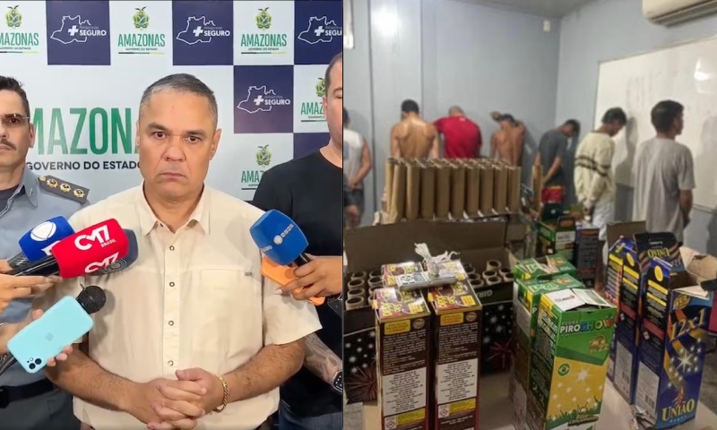 “Legislação Frouxa”: a polícia prende e o judiciário solta, diz Coronel Vinicius sobre queima de fogos do CV em Manaus; veja vídeo