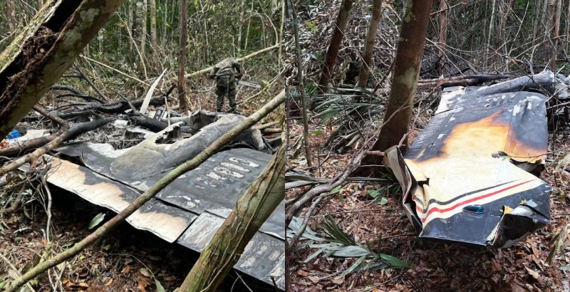 FAB derruba avião invasor e mata traficantes na Amazônia; veja vídeo