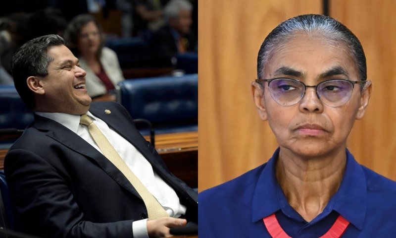 No comando do Senado, Davi Alcolumbre isola Marina Silva e articula exploração de petróleo na Foz do AM com a Petrobras