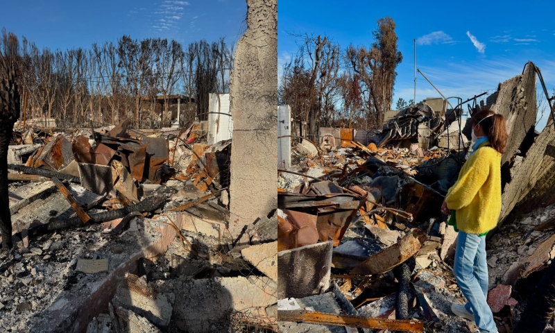 Daniela Escobar perde apartamento após incêndio devastador nos EUA