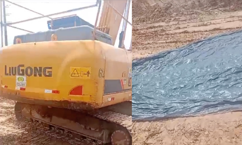 Acidente brutal: homem é esmagado por escavadeira e vísceras se misturam no barro; veja vídeo