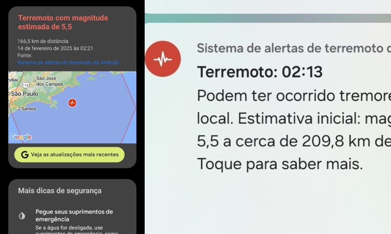 Google emite alerta falso de terremoto no Brasil e gera pânico em moradores