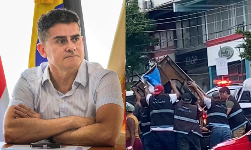 Prefeito David Almeida pede desculpas a trabalhadora humilhada por fiscalização e determina assistência à comerciante; vídeo