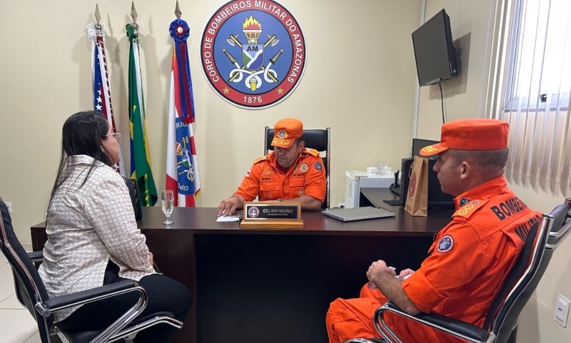 Corpo de Bombeiros do Amazonas alinha estratégia para implantação de base no município de Maués