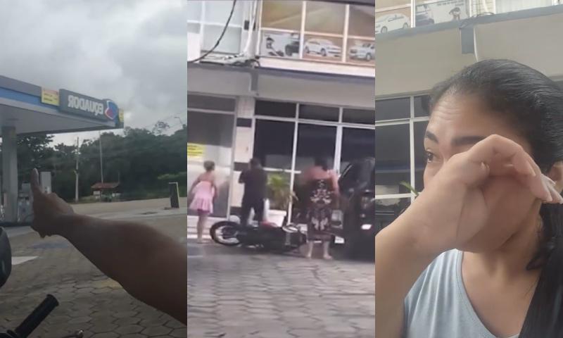 Frentista é agredida pela família do dono do Posto Equador no 2º dia de trabalho em Manaus; veja