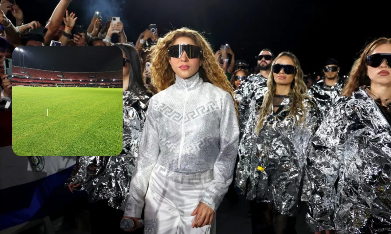 Show de Shakira destrói gramado do Morumbis e São Paulo se preocupa com partida desta quarta-feira (19)