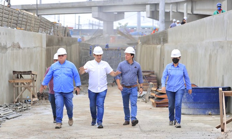 Obras do Viaduto Rei Pelé avançam e inauguração deve ser antecipada