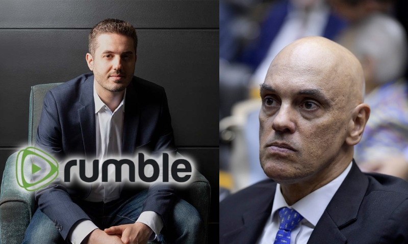CEO da Rumble manda recado ao ministro Moraes: ‘Nos veremos no tribunal’; veja