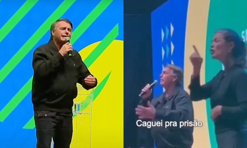 “Caguei para prisão”, diz Bolsonaro em 1º discurso após receber denúncia da PGR; veja vídeo