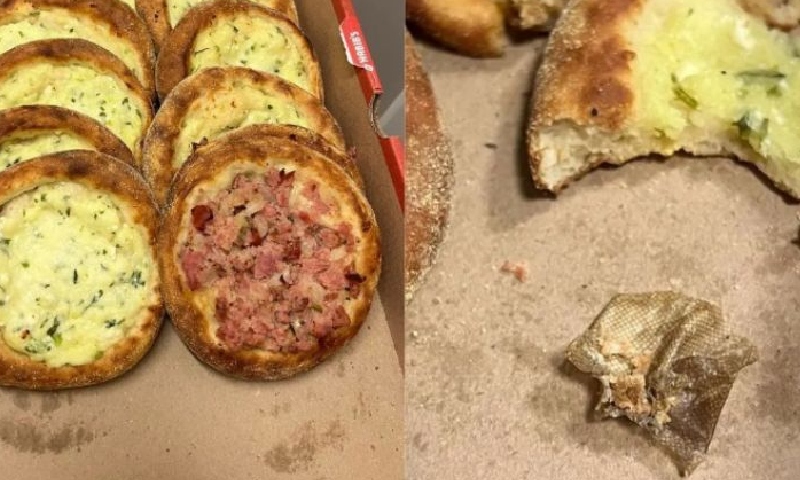 Cliente encontra ‘band-aid’ dentro de esfiha do Habib’s; veja vídeo