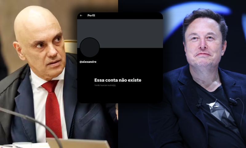 Conta do Ministro Alexandre de Moraes é desativada no X/Twitter; veja