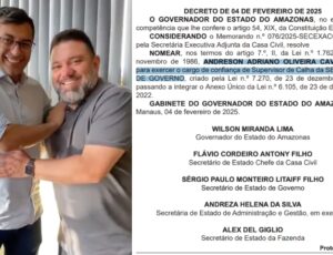 'Meu amigão não fica na mão': ex-prefeito Andreson Cavalcante ganha cargo de confiança do Governador Wilson Lima