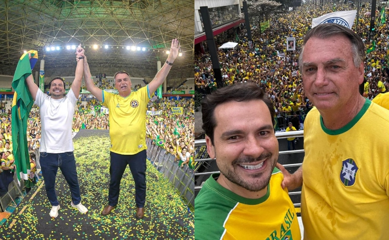 Bolsonaro anuncia Alberto Neto como seu candidato ao Senado pelo Amazonas em 2026; veja vídeo