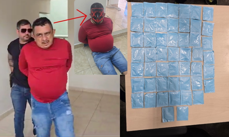 Vulgo ‘Mister X’ é preso acusado de vender drogas próximo de Delegacia em Manaus; veja vídeo