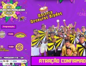 Bloco "Deu Besouro na Mangueira" agita o Carnaval do Parque Dez
