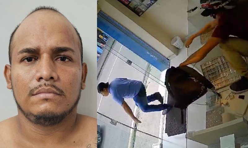 Polícia prende em Manaus homem acusado de roubar joalheria e assassinar motorista de app; veja vídeos