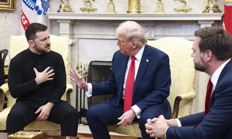 Zelensky cancela eventos públicos nos EUA após discussão com Trump