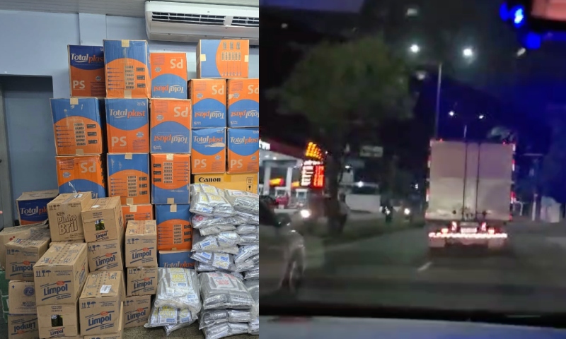 Polícia Civil recupera uma tonelada e meia de produtos comprados com cartões clonados em Manaus ; veja vídeos