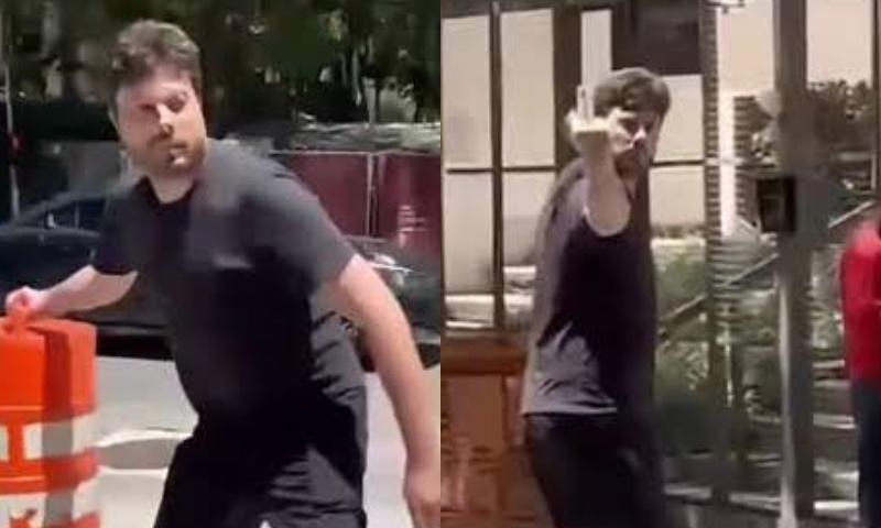 Danilo Gentilli surta com obra na rua de sua casa e faz barraco com trabalhadores; veja vídeo