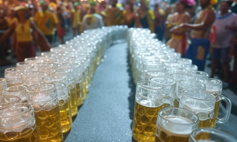 Brasileiros consomem mais de 1 bilhão de copos de cerveja no Carnaval