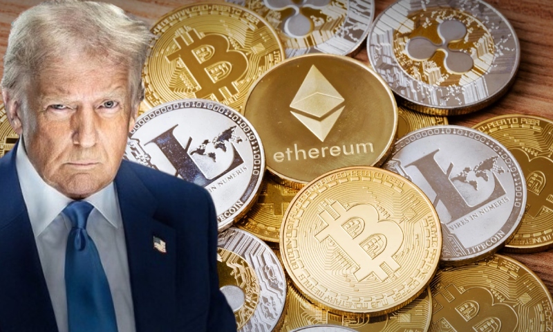 Trump inclui Bitcoin, Ether, XRP, Solana e Cardano em reserva de criptomoedas dos EUA