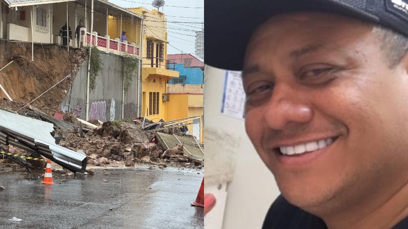 Urgente:  sambista de Manaus, Zé Mário,  fica preso em escombros após desabamento na Praça 14