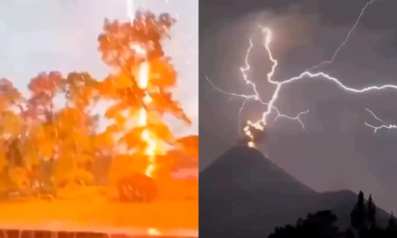 Câmeras flagram o poder de destruição dos Raios pelo mundo; veja vídeo