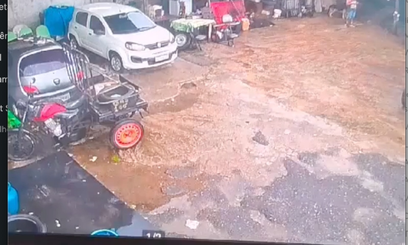 Vídeo mostra momento em que homem é perseguido e morto em lava-jato; veja