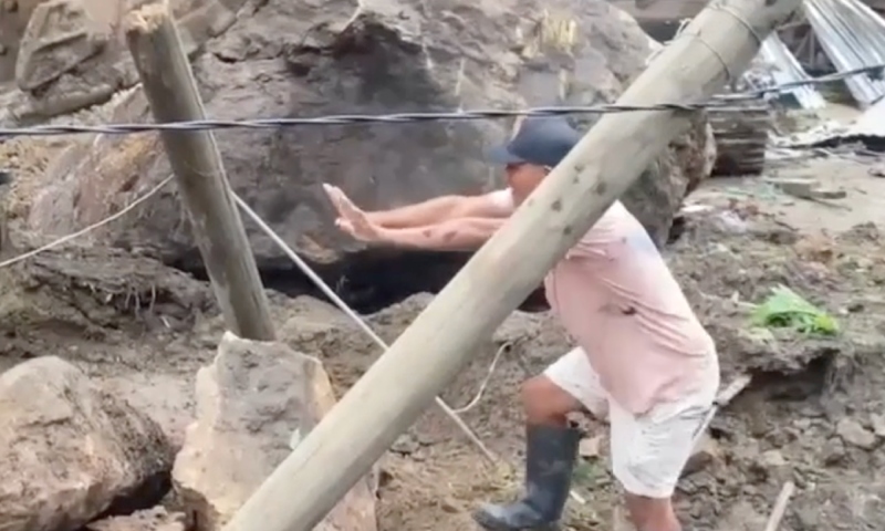 Nasceu de novo: mulher sobrevive após pedra de dez toneladas cair sobre ela; veja vídeo