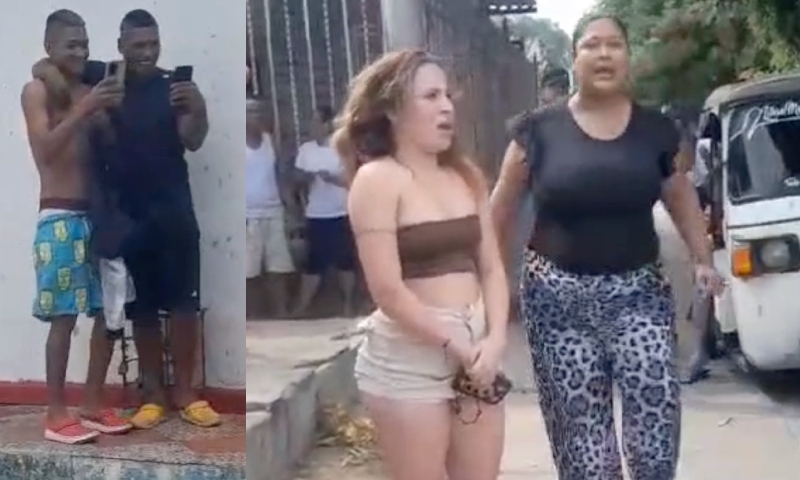 “Cadê o amor próprio?”: machos se divertem enquanto meninas saem no tapa por eles; veja vídeo