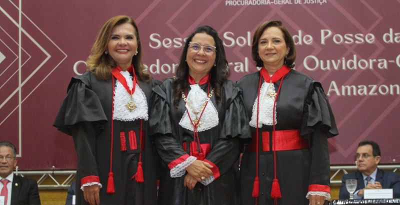 Procuradoras de Justiça, Silvana Nobre e Sílvia Tuma, são empossadas como corregedora e ouvidora do MPAM