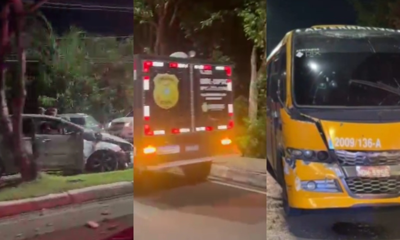 Caos no trânsito: Manaus registra série de acidentes em poucas horas e expõe imprudência nas ruas