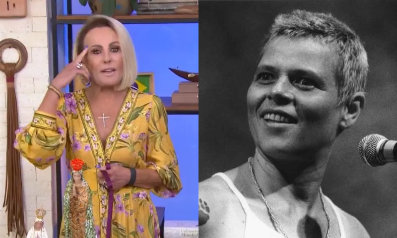 Ana Maria Braga comete gafe e manda beijo para Cássia Eller, morta em 2001; veja vídeo