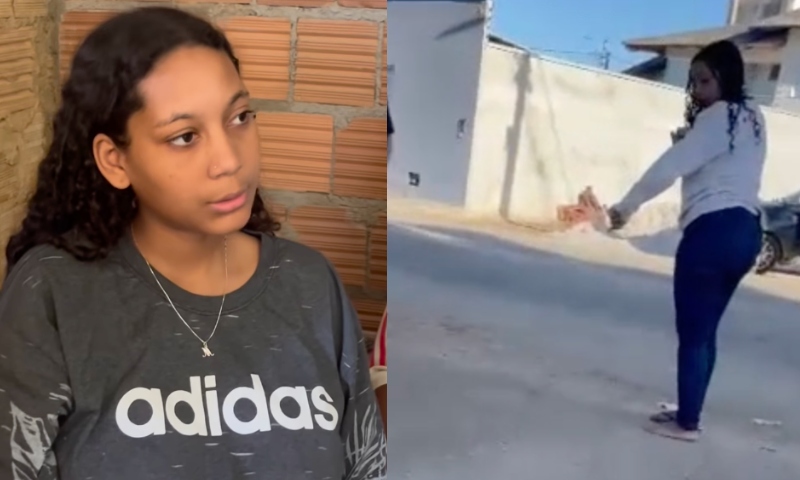 Com ciúmes do marido, mulher grávida faz emboscada para esfaquear jovem; veja vídeo