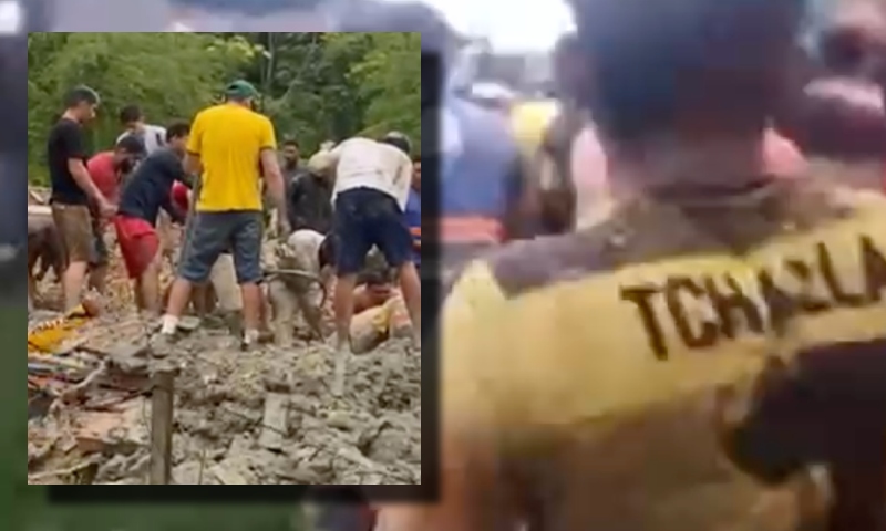 Confirmado: líder comunitária morre soterrada no Fazendinha enquanto tentava alertar família; veja vídeo