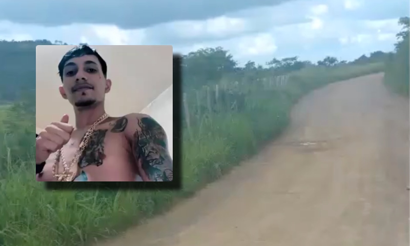 Ex-presidiário é sequestrado e morto em estrada de barro; veja vídeo
