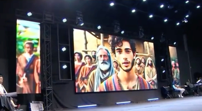 Assembleia de Deus usa Inteligência Artificial para recriar personagens bíblicos durante cultos; veja