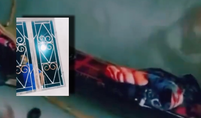 Monstro dentro de casa: homem pede para filmarem ele espancando a esposa na frente dos filhos; veja