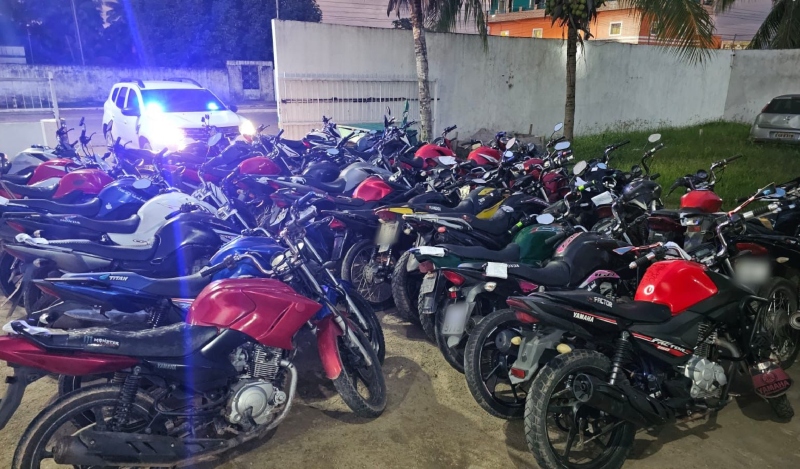 Mais de 47 motocicletas roubadas, furtadas e adulteradas são apreendidas no Amazonas