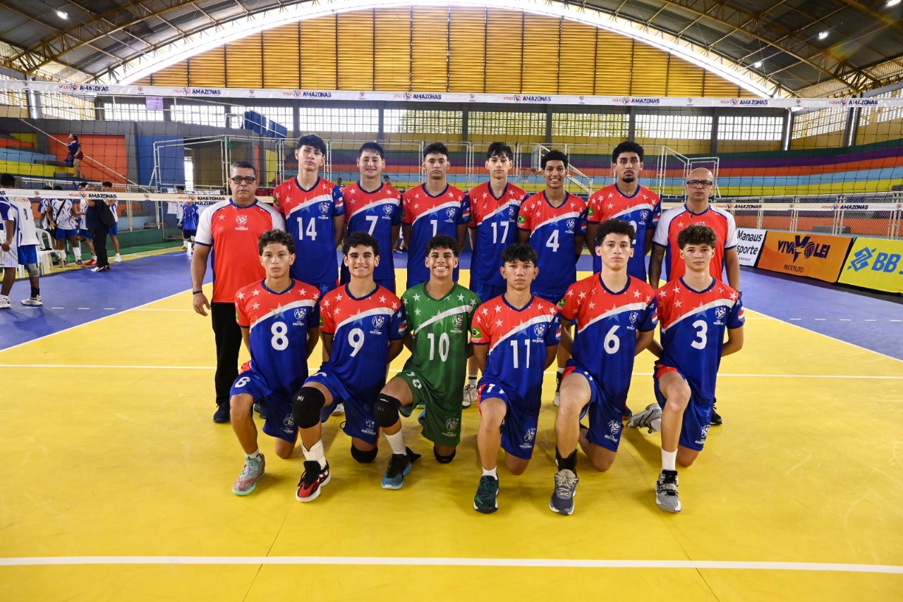 Seleção Amazonense de Vôlei busca vaga na semifinal do Brasileiro de Seleções Sub-18