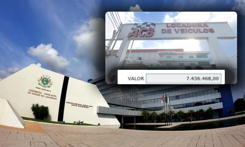 ACB Locadora de Veículos, que já foi alvo do MPAM, irá receber mais de R$ 7 milhões da ALEAM