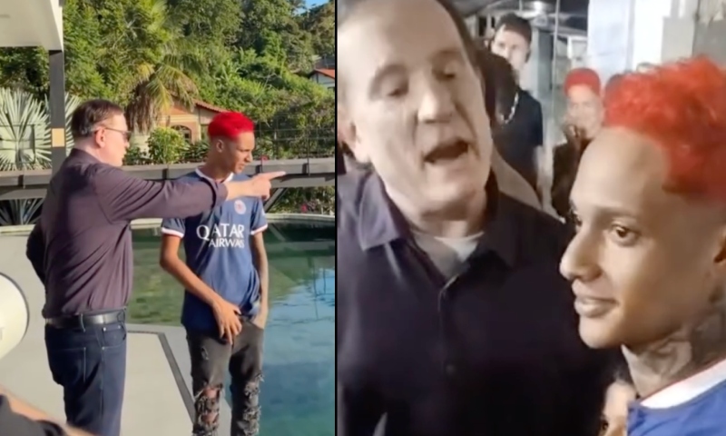 Polêmica: Roberto Cabrini entrevista Mc Oruam no Complexo do Alemão; veja vídeo